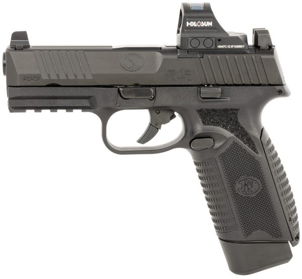 FN 545 MRD 45 ACP, 4.1" Barrel, Black, Holosun 407C Red Dot, 10rd - Image 2