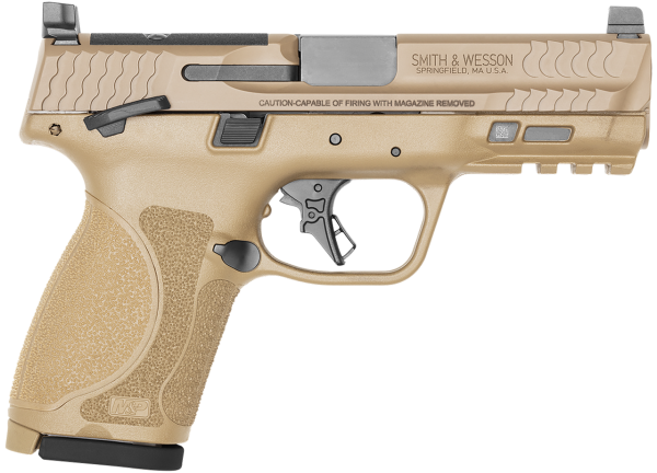 Smith & Wesson M&P M2.0 9mm, 4" Barrel, Flat Dark Earth Cerakote, Optics Ready, 10rd