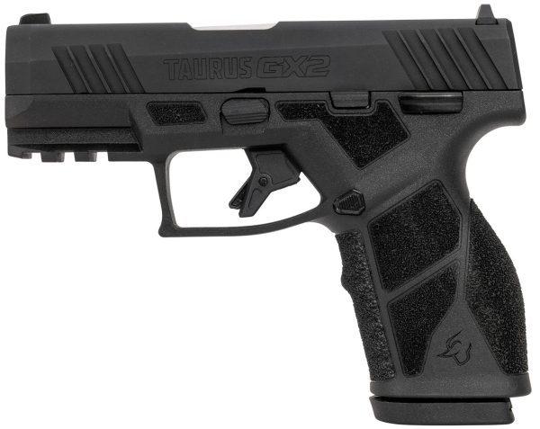 Taurus GX2 9mm, 3.38" Barrel, Black, Steel Frame, Manual Safety, 13rd - Image 2