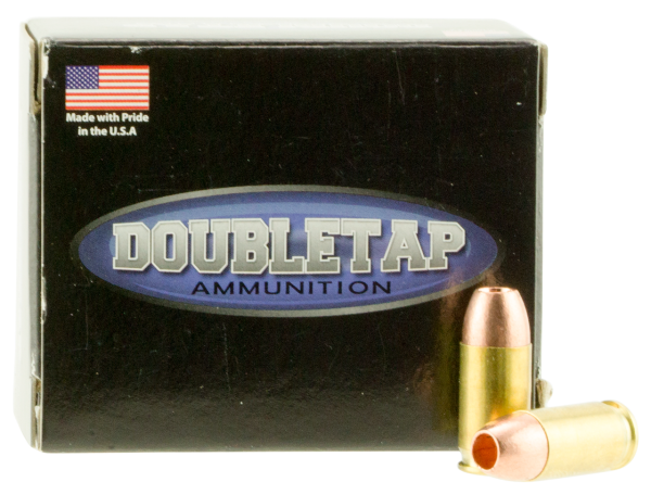 DoubleTap Ammunition .380 ACP, 80gr, Solid Copper Hollow Point, 20rd Box