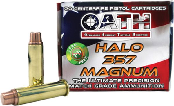 Oath Halo .357 Mag, 123 Gr, FMJ, Copper, 20rd/Box