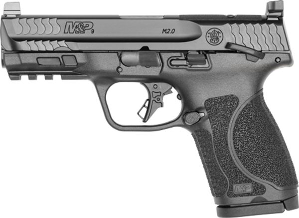 Smith & Wesson M&P 2.0 OR 9mm, 4" Barrel, Manual Safety, Black, 15rd