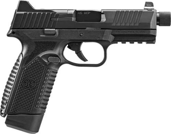 FN 545 Tactical 45 ACP, 4.71" Barrel, Black, Picatinny Rail, 10rd