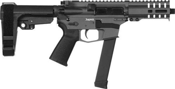 CMMG Banshee 300 MKGS 9mm, 5" Barrel, Sniper Gray, Black Magpul, RipBrace, 33rd