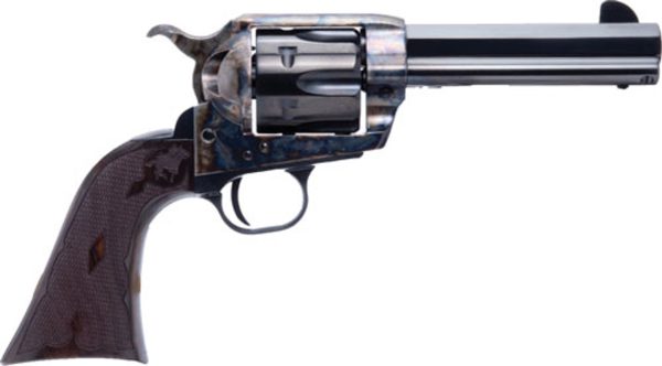 Cimarron EL Malo2 45 Long Colt, 4 3/4" Octagon Barrel, Blued, Walnut Grips, 6rd