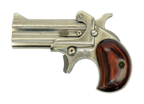 American Derringer M-1 .45 Colt/410 Ga, Trade-In, 3" Barrel, Stainless, Leather Holster - Image 2