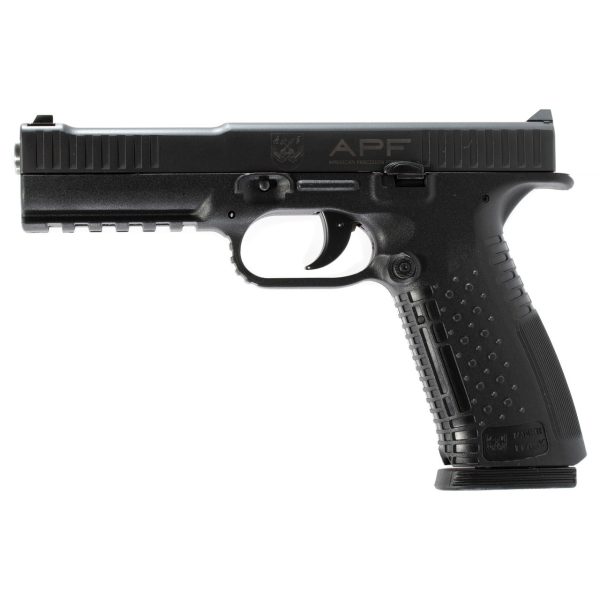 American Precision Strike ONE 9mm, 5" Barrel, 3 Dot Sights, Black, 10rd Demo Floor Model