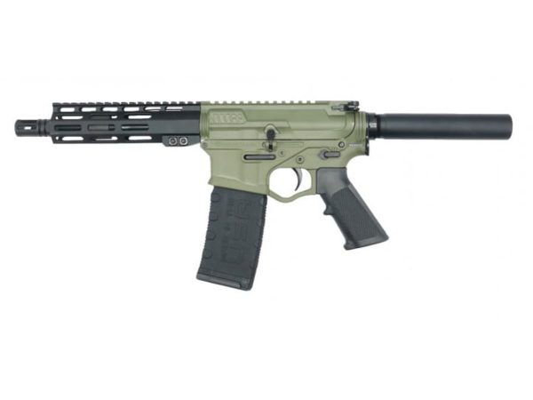 ATI Omni Hybrid Maxx .223 Rem/5.56mm, 7.5" Barrel, M-Lok, Battlefield Green Rec, No Brace, 30rd - Image 2