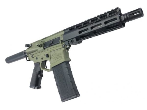 ATI Omni Hybrid Maxx .223 Rem/5.56mm, 7.5" Barrel, M-Lok, Battlefield Green Rec, No Brace, 30rd - Image 3