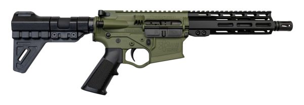 ATI Omni Hybrid Maxx 5.56/.223, 7.5" Barrel, Trinity Brace, Battlefield Green, 30rd