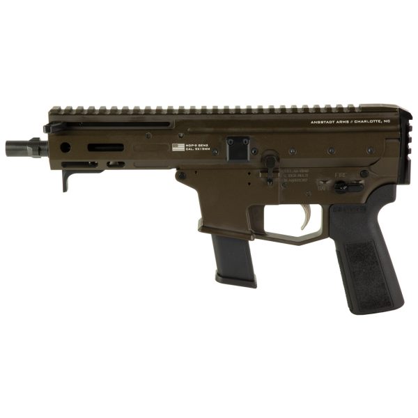 Angstadt MDP-9 Gen 2 9mm, 6" Threaded Barrel, Bronze Cerakote, Black A5 Grip, 27rd - Image 2