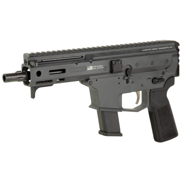 Angstadt MDP-9 Gen 2 9mm, 6" Threaded Barrel, Sniper Gray Cerakote, Black A5 Grip, 27rd - Image 3