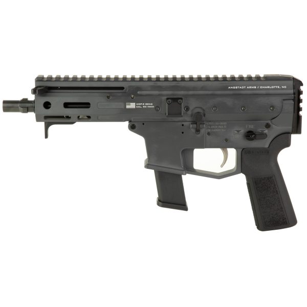 Angstadt MDP-9 Gen 2 9mm, 6" Threaded Barrel, Sniper Gray Cerakote, Black A5 Grip, 27rd - Image 2