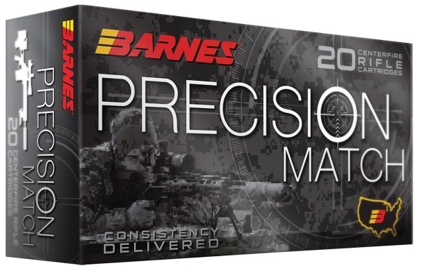 Barnes Precision Match 223 Remington, 55gr, Match Burner OTM Boat Tail, 20rd Box