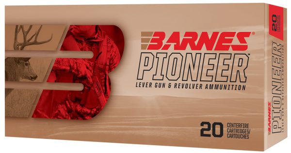 Barnes Pioneer 357 Magnum, 180gr, Barnes Original Copper Soft Point, 20rd Box