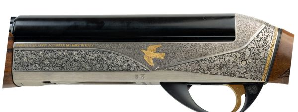 Benelli Legacy Executive Limited 20 Ga, 3" Chamber 28" Barrel, Walnut Furniture, Gold Quail/Dove Inlays, 3rd - Image 3