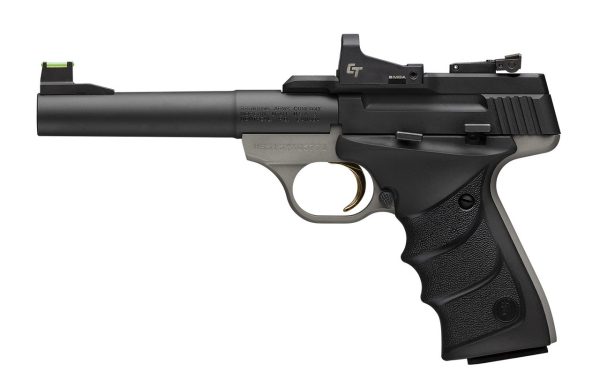 Browning Buck Mark Practical 22 LR, 5.5" Barrel, Black/Gray, Crimson Trace Red Dot, 10rd - Image 2