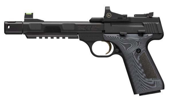 Browning Buck Mark Contour Pro 22 LR, 5.9" Threaded Barrel, Black, Crimson Trace Red Dot, 10rd - Image 2