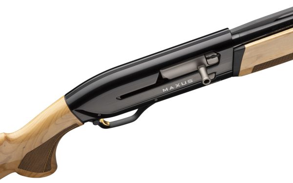 Browning Maxus II Hunter 12 Ga, 3" Chamber 28" Barrel, Black Rec, Maple Furniture, 4rd - Image 4