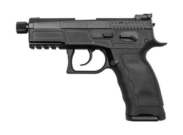 B&T MK-II 9mm, 4.3" Threaded Barrel, Shield RMS Footprint, Black, 17rd - Image 2