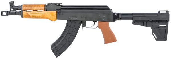 Century VSKA AK-47 7.62x39, 12.25" Barrel, Blade Brace, Black/Brown, 30rd - Image 2