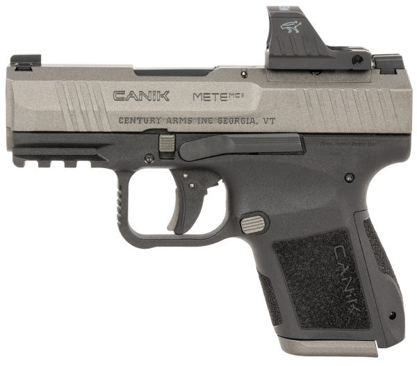 Canik METE MC9 Sports South Exclusive 9mm, 3.18" Barrel, Tungsten Cerakote Slide, Black Frame, MeCanik Red Dot, 15rd - Image 2