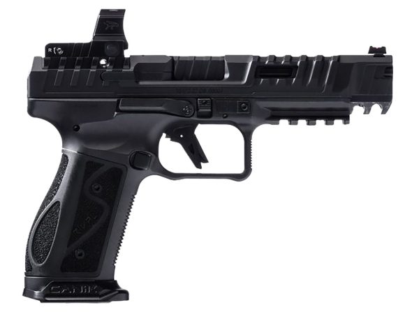 Canik Rival-S 9mm, 5" Barrel, Steel Frame, Darkside Finish,  Mecanik MO2 Optic, 18rd