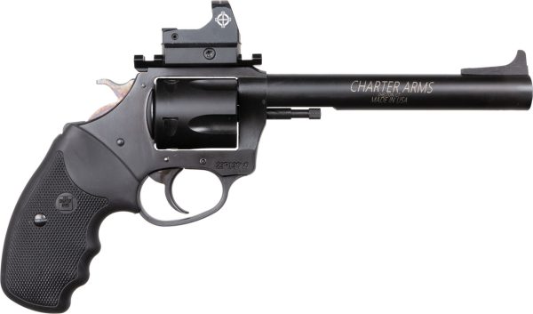 Charter Arms Target Mastiff 357 Magnum, 6" Barrel, Black, Includes Sightmark Micro Optic, 5rd