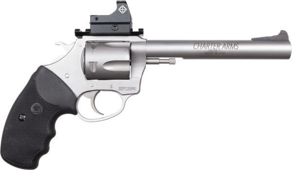 Charter Target Mastiff 357 Magnum, 6" Barrel, Black Grips, Includes Sightmark Micro Optic, 5rd - Image 2