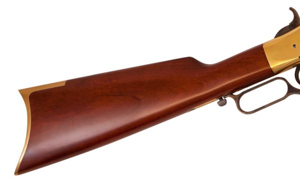 Cimarron 1866 Yellowboy 38 Special, 20" Barrel, Brass Rec, Walnut Furniture, 10rd - Image 2