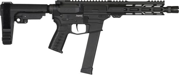 CMMG Banshee MKG 45 ACP, 8" Taper Threaded Barrel, Black Cerakote, CMMG RipBrace, 13rd