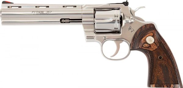 Colt Python Factory Blemished .357 Magnum, 6" Barrel, Walnut Grips, Stainless, 6rd