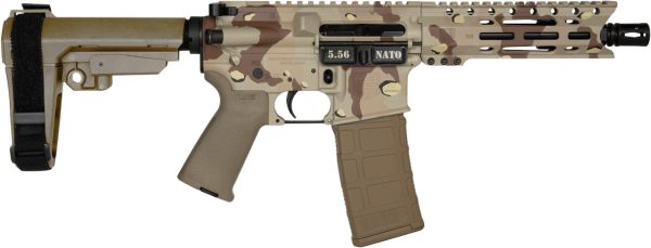 Diamondback DB15 Orion Exclusive 5.56x45mm, 7" Barrel, Desert Camo, Coyote Tan Grip/Stock, 30rd