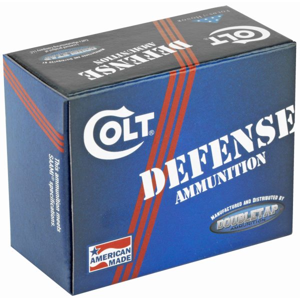 DoubleTap Colt Defense 380 ACP, 90gr, Jacketed Hollow Point, 20Bx