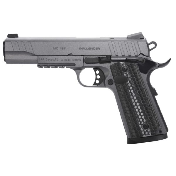 Girsan MC1911 S Influencer 45 ACP, 5" Barrel, Gray Cerakote, Optic Ready, 8rd - Image 2