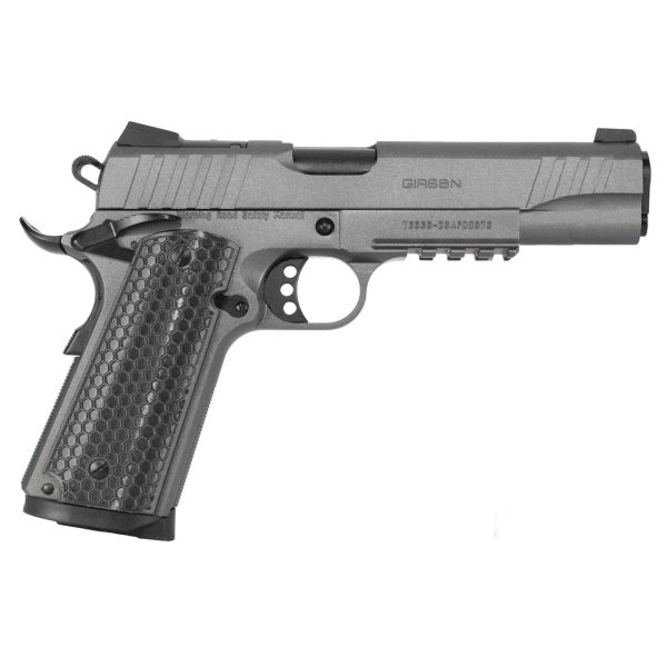 Girsan MC1911 S Influencer 45 ACP, 5" Barrel, Gray Cerakote, Optic Ready, 8rd