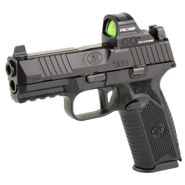 FN 509 MRD 9mm, 4" Barrel, Black, Holosun 407C Red Dot, 10rd - Image 3