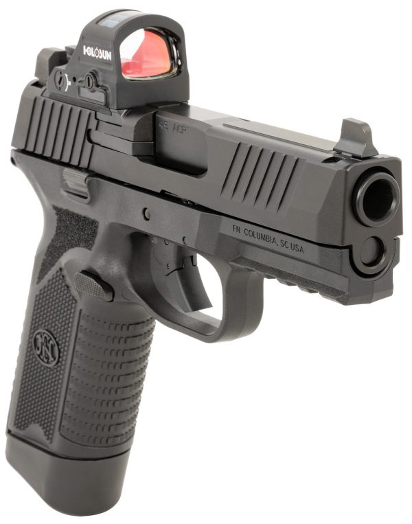 FN 545 MRD 45 ACP, 4.1" Barrel, Black, Holosun 407C Red Dot, 15rd - Image 3