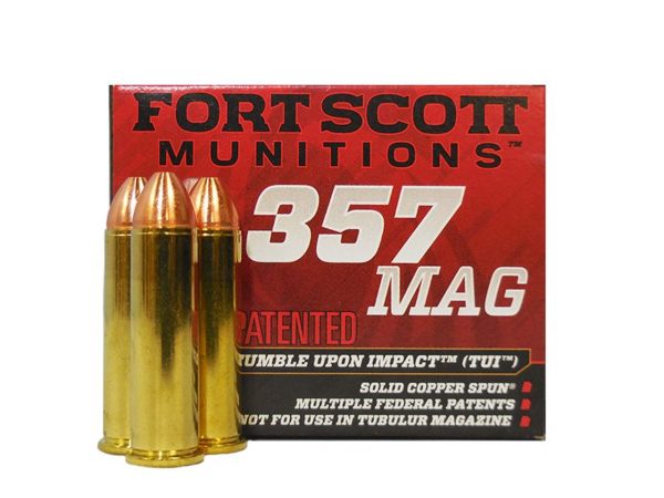 Fort Scott Munitions TUI .357 Mag, 125gr, Solid Copper Spun, 20rd Box