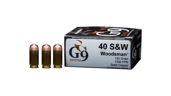 G9 Woodsman 130Gr, .40 Smith and Wesson, 20/Box