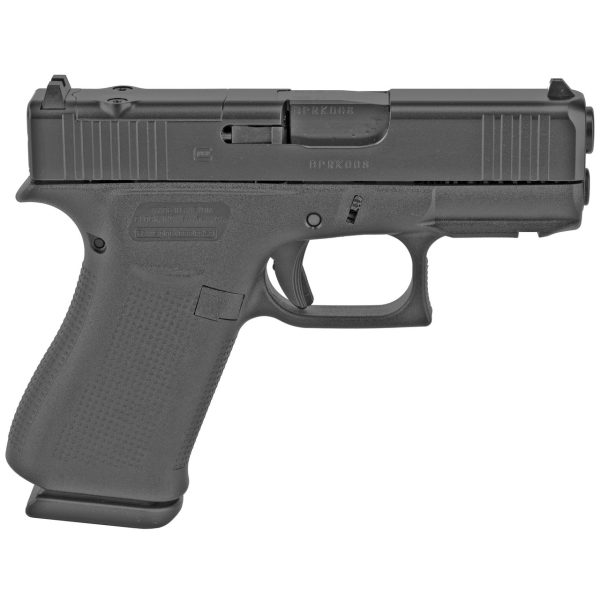 Glock G43X MOS 9mm, 3.41" Barrel, Black, Optic Ready, Polymer Frame, 10rd