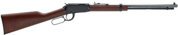 Henry Octagon Lever 22 Short/22 LR, 20" Barrel, American Walnut Stock, Blued Rec, 21rd