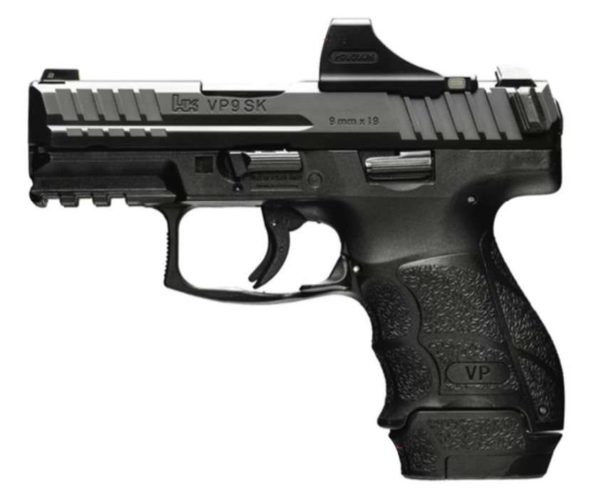 HK VP9SK 9mm, 3.39" Barrel, Black, Includes Holosun SCS Sight, 10rd - Image 2