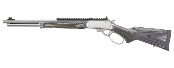 Marlin 1895 SBL Series 45-70 Government, 19.1" Threaded Barrel, Gray Laminate Furniture, Stainless Rec, 6rd - Image 2