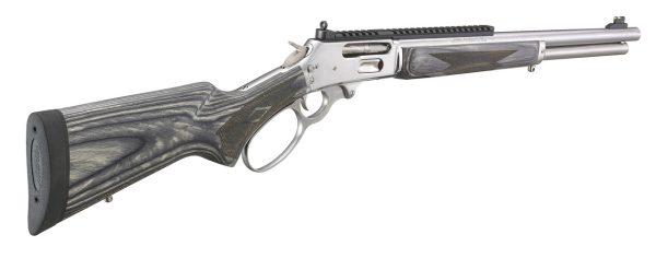 Marlin 1895 SBL Series 45-70 Government, 19.1" Threaded Barrel, Gray Laminate Furniture, Stainless Rec, 6rd - Image 5