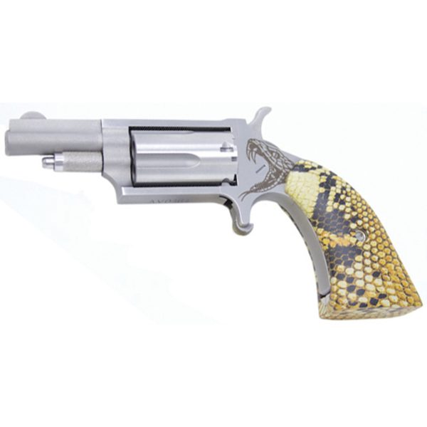 NAA Mini Anti-Venom 22 Mag, 1 5/8" Barrel, Snakeskin Print Boot Grip