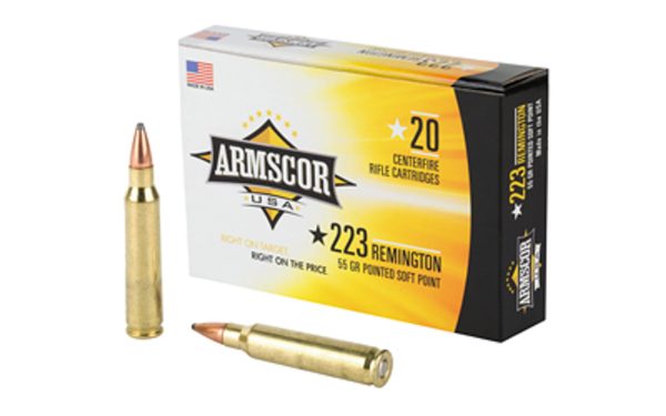 Armscor 5.56/.223, 55gr, PSP Interlock BT, 20rd Box