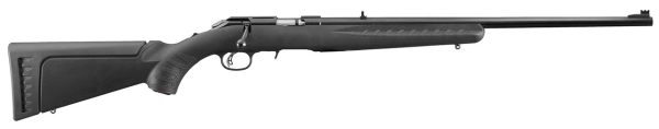 Ruger American Rimfire 22 LR, 22" Barrel, Black, Synthetic Stock, 10rd