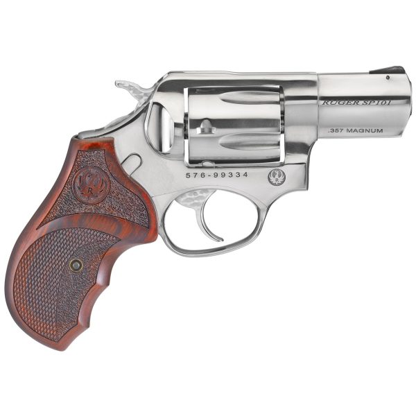 Ruger SP101 TALO Edition 357 Magnum, 2.25" Barrel, Stainless Steel, Altamont Checkered Hardood Grip, 5rd