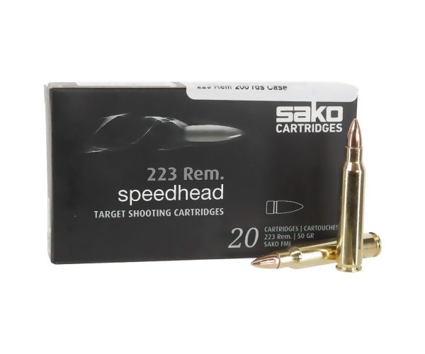 Sako Speedhead .223 Rem, 50gr, Full Metal Jacket, 20rd Box